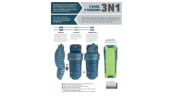Big Agnes Roxy Ann 3N1 15 650 Downtek Sleeping Bag - Women's -Alps Mountaineering Shop opplanet big agnes lost ranger 3n1 15 650 downtek sleeping bag legion blue tapestry regular blr3n115r22 av 9