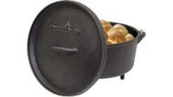 Camp Chef Cast Iron Classic Deep Dutch Oven -Alps Mountaineering Shop opplanet camp chef classic baking dish 2 gal 12in diameter dutch oven black sdo12d av 1