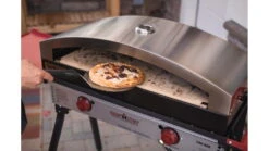 Camp Chef Italia Artisan Outdoor Pizza Oven Accessory W/ Door -Alps Mountaineering Shop opplanet camp chef italia artisan outdoor pizza oven accessory w door silver 14x32in pz60d av 2