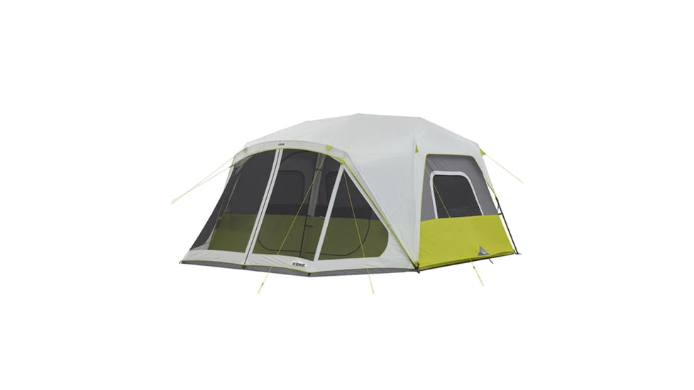 Core Equipment 10 Person Instant Cabin Tent W/Screen Room 3 Core Equipment 10 Person Instant Cabin Tent W/Screen Room