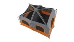 Core Equipment 10 Person Straight Wall Cabin Tent -Alps Mountaineering Shop opplanet core equipment 10 person straight wall cabin tent orange gray 14 x 10 ft 40034 av 2