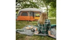 Core Equipment 10 Person Straight Wall Cabin Tent -Alps Mountaineering Shop opplanet core equipment 10 person straight wall cabin tent orange gray 14 x 10 ft 40034 usage 1