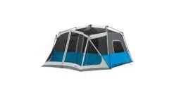 Core Equipment Lighted 10 Person Instant Cabin Tent W/Screen Room -Alps Mountaineering Shop opplanet core equipment lighted 10 person instant cabin tent w screen room green gray 14 x 14 5 ft 40063 av 1