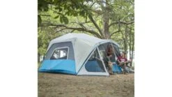 Core Equipment Lighted 10 Person Instant Cabin Tent W/Screen Room -Alps Mountaineering Shop opplanet core equipment lighted 10 person instant cabin tent w screen room green gray 14 x 14 5 ft 40063 usage 3