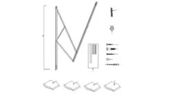 DOMETIC Hardware & Accessories For 9100 Power Awning With Led - Basement Model