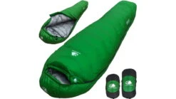 Hyke & Byke Katahdin Fill Power Hydrophobic Sleeping Bag W/ Advanced Synthetic, 625FP, 0F Degrees