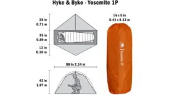 Hyke & Byke Yosemite Backpacking Tent W/ Footprint - 1 Person -Alps Mountaineering Shop opplanet hyke byke yosemite backpacking tent w footprint 1 person 2323385811021 av 5