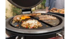 Kamado Joe Half Moon Cast Iron Reversible Griddle 19 Kamado Joe Half Moon Cast Iron Reversible Griddle -Alps Mountaineering Shop opplanet kamado joe big joe half moon cast iron reversible griddle black large bj hcigriddle av 5