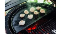 Kamado Joe Half Moon Cast Iron Reversible Griddle 17 Kamado Joe Half Moon Cast Iron Reversible Griddle -Alps Mountaineering Shop opplanet kamado joe classic joe half moon cast iron reversible griddle black medium kj hcigriddle av 4