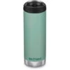 Klean Kanteen Insulated TKWide 16oz W/ Cafe Cap -Alps Mountaineering Shop opplanet klean kanteen insulated tkwide w cafe cap 16oz beryl green 1010104 main