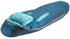 NEMO Equipment Forte Endless Promise 20 Sleeping Bag - Women's -Alps Mountaineering Shop opplanet nemo equipment forte endless promise 20 sleeping bag womens abyss hazy aqua long 811666035035 av 3