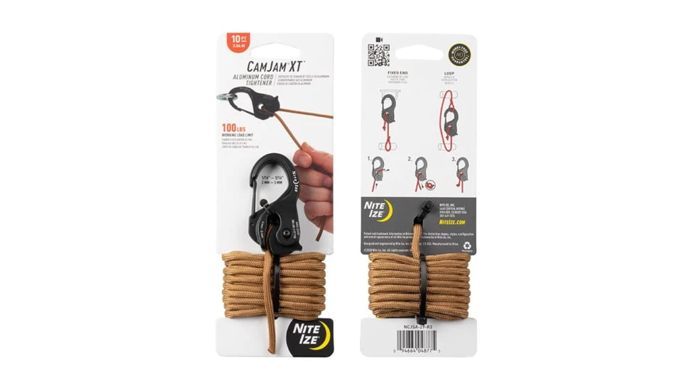 Nite Ize CamJam XT Aluminum Cord Tightener 3 Nite Ize CamJam XT Aluminum Cord Tightener