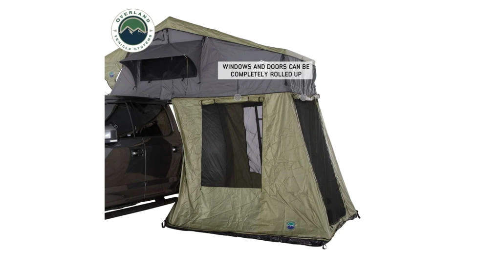 Overland Vehicle Systems N3E Nomadic 3 Extended Roof Top Tent W/ Annex 22 Overland Vehicle Systems N3E Nomadic 3 Extended Roof Top Tent W/ Annex - Image 20