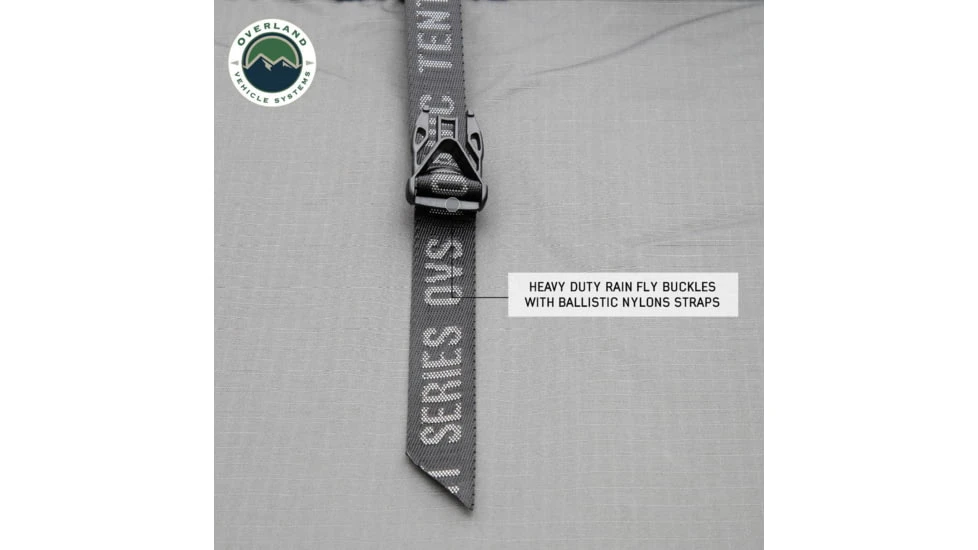 Overland Vehicle Systems N3E Nomadic 3 Extended Roof Top Tent W/ Annex 17 Overland Vehicle Systems N3E Nomadic 3 Extended Roof Top Tent W/ Annex - Image 15