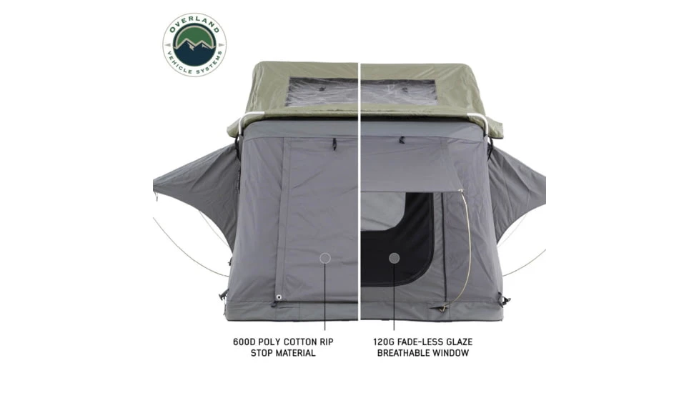 Overland Vehicle Systems N3E Nomadic 3 Extended Roof Top Tent W/ Annex 7 Overland Vehicle Systems N3E Nomadic 3 Extended Roof Top Tent W/ Annex - Image 5