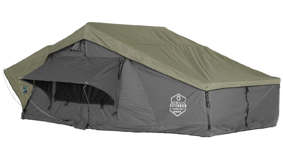 Overland Vehicle Systems N3E Nomadic 3 Extended Roof Top Tent W/ Annex 3 Overland Vehicle Systems N3E Nomadic 3 Extended Roof Top Tent W/ Annex
