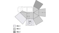 Overland Vehicle Systems Nomadic 270 Awning Wall 1 W/ Driver Side Door / Window -Alps Mountaineering Shop opplanet overland vehicle systems nomadic 270 awning wall 1 w driver side door window dark gray 18099910 av 1