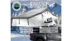 Overland Vehicle Systems Nomadic Extended Roof Top Tent - 3+ Person, 4 Season 30 Overland Vehicle Systems Nomadic Extended Roof Top Tent - 3+ Person, 4 Season -Alps Mountaineering Shop opplanet overland vehicle systems nomadic 3 extended roof top tent 3 person white dark gray 63 x 122 x 51 in 18039926 av 1