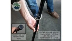 Overland Vehicle Systems Nomadic Awning Covered Shelter -Alps Mountaineering Shop opplanet overland vehicle systems nomadic awning 6 0 covered shelter 53 sq ft 600d dark gray black 98 5 x 78 5 in 18049909 av 4