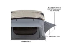 Overland Vehicle Systems Nomadic Extended Roof Top Tent - 3+ Person, 4 Season 29 Overland Vehicle Systems Nomadic Extended Roof Top Tent - 3+ Person, 4 Season -Alps Mountaineering Shop opplanet overland vehicle systems nomadic extended roof top tent w green rain fly 3p 4s 18139936 av 2