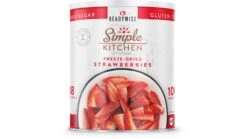 ReadyWise Simple Kitchen Freeze-Dried Sliced Strawberries - 18 Serving Can