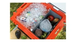 RovR Products RollR 80 Cooler W/ Wagon Bin -Alps Mountaineering Shop opplanet rovr products rollr 80 cooler w wagon bin desert 852490007768 usage 1