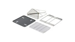 Snow Peak Takibi Fire & Grill -Alps Mountaineering Shop opplanet snow peak takibi stainless steel fire grill st 032sets av 1