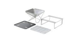 Snow Peak Takibi Fire & Grill -Alps Mountaineering Shop opplanet snow peak takibi stainless steel fire grill st 032sets av 2