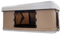 TRUSTMADE Hardshell Rooftop Tent -Alps Mountaineering Shop opplanet trustmade hardshell rooftop tent white beige 82 7x49x35 4in or02rt01 whitebeige main 1