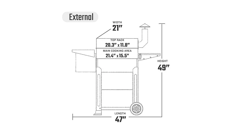 Z Grills ZPG-6002B4E Wood Pellet Grill & Smoker 10 Z Grills ZPG-6002B4E Wood Pellet Grill & Smoker - Image 8